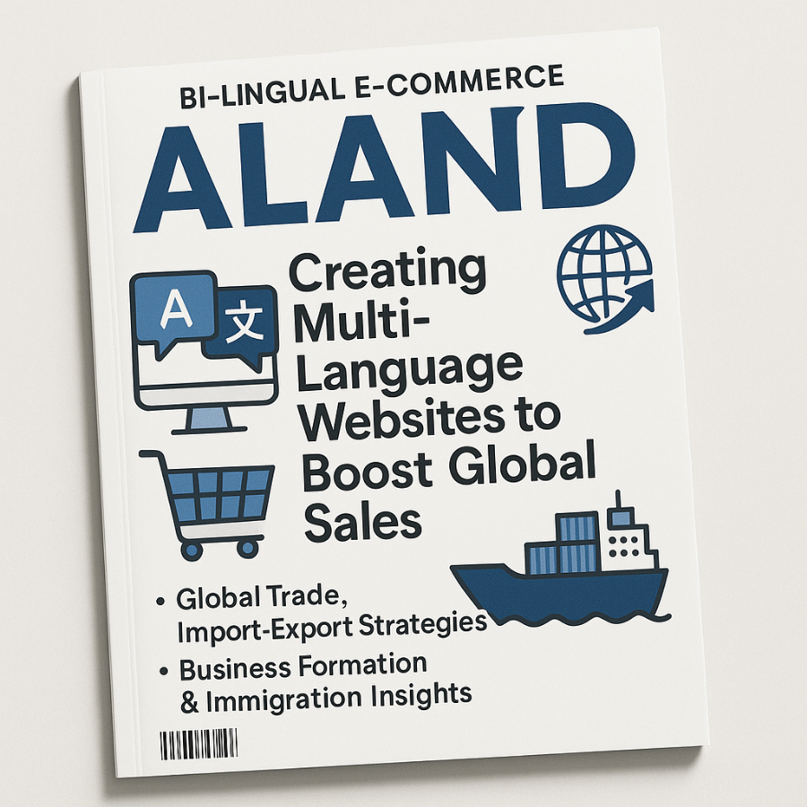 Bi-Lingual E-Commerce: Creating Multi-Language Websites to Boost Global Sales with Global Trade, Import-Export Strategies, Business Formation & Immigration Insights